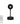 Spot lights set of 3 black with dimming, motion sensor and remote control