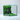 Cube Mossarium Ansicht mit Turmalinstein und dichtem Moos im gläsernen Kubus